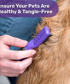 Alternative view of Hertzko Dog Mat Remover - Dematting Comb for Cats, Dogs, Small Animals - Cat Matted Fur Remover - Dog Dematting Tool, Dog Brush for Tangles & Knots for Long & Short Haired Dogs (Large) Large Single Sided
