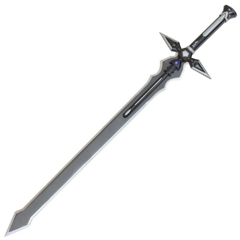 Catalog 3 Armory Replicas™ - Titan Attack Kirito's Elucidator Steel Sword Black Single Sword