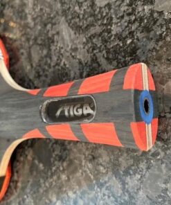 STIGA Evolution Performance Ping Pong Paddle - 6-ply Light Blade - 2mm Tournament-Approved Premium Sponge - Flared Handle for Next-Gen Grip & Control - Performance Table Tennis Racket Original Version 33 51Lilq89cDL