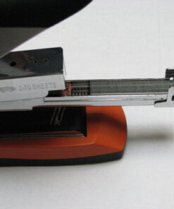 Swingline Stapler, 70 Sheet Capacity, Optima 70, Jam Free, Reduced Effort, Soft Grip, Metal, Black and Silver (87875) Half Strip 31 51LkF2VKoEL