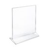 Azar 142715 8-1/2-Inch W by 11-Inch H Top-Load Acrylic Sign Holder, 10-Piece Set 8.5 in W x 11in H Vertical
