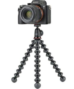 Joby JB01503 GorillaPod 1K Kit. Compact Tripod 1K Stand and Ballhead 1K for Compact Mirrorless Cameras or Devices up to 1k (2.2lbs). Black/Charcoal. 28 51LrDcBPmLL