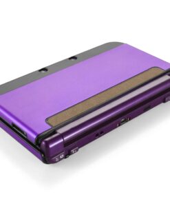 TNP Protective Case Compatible with Nintendo New 3DS XL LL 2015, Purple - Plastic + Aluminum Full Body Protective Snap-on Hard Shell Skin Case Cover New Modified Hinge-Less Design 27 51LrTJK 3BL