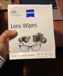 ZEISS Pre-Moistened Lens Cleaning Wipes, 200 Count White 200 Count (Pack of 1) 39 51LzqCuCaSL