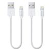 Avantree [Apple MFi Certified 2 Pack iPhone Cable Short, Apple Lightning Cable 1ft for iPhone X, 8, 7, 6s, 6, 6 Plus, 5 iPod iPad, High Speed Data Sync and Charge Cable - White 17 51M0z4C KTL