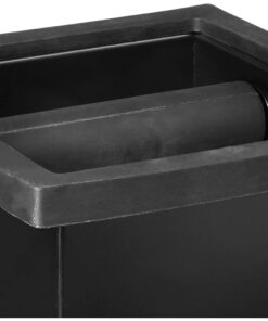 Rhino Coffee Gear Rhino Square Knock Chute, Black 140mm x 150mm x 110mm 7 51M1P3sMnS
