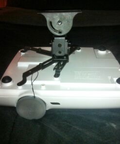 VideoSecu Flat Vaulted Ceiling Projector Mount LCD DLP Bracket with Adjustable Height Rotating Swivel Arm One Piece PJ2B 1C9 28 51M1Pp48VsL