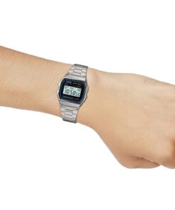 Casio Men's A158WA-1DF Stainless Steel Digital Watch 25 51M2KsIpBnL