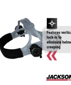 Jackson Safety 370 Replacement Headgear Part - Welding Helmet Accessories - Adjustable - Black/Grey - 20696 Original Version 24 51M9A0tmXxL