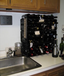 Storvino Nero 6 Bottle Wine Storage Container 11 51MAbYES L