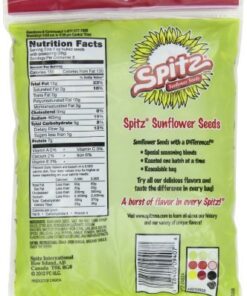 Spitz Sunflower Seeds Variety Bundle, 6 oz (Pack of 5) includes 1 Bag Each of Salted, Cracked Pepper, Smoky BBQ, Dill Pickle and Chili Lime (30oz total) 11 51MBnKez6zL