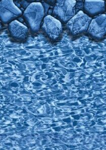 Meadows Reprieve 24' Round AboveGround Swimming Pool|52" Height|Resin Protected Steel-Sided Walls|Includes 25 Gauge Overlap Liner & Widemouth Skimmer Meadows Reprieve 7 51MDlYV72L