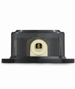 DS18 DB1020 Distribution Ground Block - 1 x 0GA in/ 2 x 0GA Out, Nickle Plated Internal Materials, High-Strength Heat Resistant Plastic Housing, Oversized Screws for Secure Connections (1 in 2 Out) Single 1X0GA in - 2X0GA Out Standard Packaging 20 51MInc5CZsL