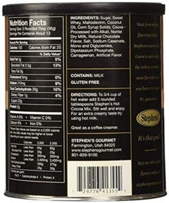 Stephen's Gourmet Hot Cocoa, Milk Chocolate, 16-Ounce Cans (Pack of 6) 16-Ounce Cans (Pack of 6) 11 51MKo7A60oL