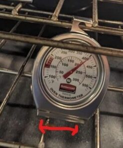 Rubbermaid Commercial Products Stainless Steel Monitoring Thermometer for Oven/Grill/Meat/Food, 60-580 Degrees Fahrenheit Temperature Range, Easy to Read Food Thermometer For Cooking Oven/Grill/Smoker Thermometer 31 51MLU9aEGbL