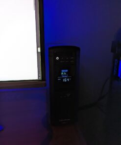 CyberPower CP1500PFCLCD PFC Sinewave UPS System, 1500VA/1000W, 12 Outlets, AVR, Mini Tower 66 51MLygZ5tiL