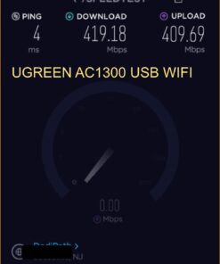 UGREEN USB WiFi Adapter, WiFi Adapter with AC1300 5dBi High Gain Dual Antennas, 5G/2.4G Dual Band, 164ft Wide Range, USB 3.0 WiFi Adapter for Desktop PC Laptop, Support Windows 11/10/8.1/8/7 84 51MT8BqQsoL