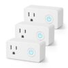 BN-LINK WiFi Heavy Duty Smart Plug Outlet, No Hub Required with Timer Function, White, Compatible with Alexa and Google Assistant, 2.4 Ghz Network Only (3 Pack) 3 Pack 4 51MTVgYzkWS