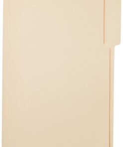 Amazon Basics File Folders, 1/3 Tabs in Assorted Positions, 8.5 x 14 Inch, Legal Size, Manila - Pack of 100 Legal (8.5" x 14") 17 51MbTntbQeL