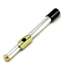 Alternative view of Sky Silver Plated Gold Keys Closed Hole C Flute (SKYFL101-GS)