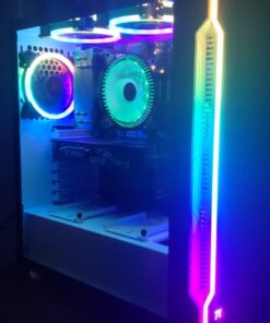 Skytech Gaming Archangel Gaming Computer PC Desktop – Ryzen 5 5600X 3.7GHz, RTX 3060 TI 8G, 1TB NVMe SSD, 16GB DDR4 3200MHz, RGB Fans, Windows 10 Home 64-bit, 802.11AC Wi-Fi, White 5600X | 3060 TI 34 51Mn40nQCdL