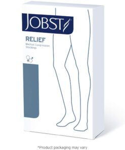 JOBST Relief Compression Stockings, Waist High Pantyhose, Open Toe Medium Beige 11 51MpHgSF1kL
