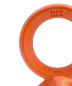 Alternative view of Comotomo Silicone Baby Teether, Orange 1.75x1.75x3 Inch (Pack of 1)