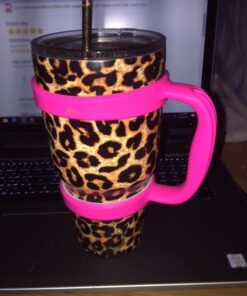 STRATA CUPS 30oz Tumbler Handle (PINK) Available For 30oz YETI Tumbler, OZARK TRAIL Tumbler, Rambler Tumbler- BPA FREE Pink 31 51MtOJNvyML