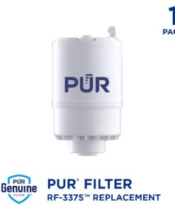 PUR Faucet Mount Replacement Filter 1-Pack, Genuine PUR Filter, 2-in-1 Powerful Filtration, Includes Lead Removal, White (RF33751) Filter Replacement 11 51MziAYL6rL