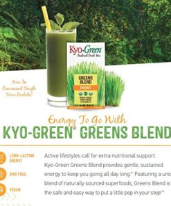 Kyo-Green Powdered Drink Mix Greens Blend Single Serve Packets, 0.88 Oz, 20 Count 0.088 Ounce (Pack of 20) 15 51N 1MAN VL
