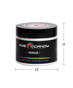 Eye Candy Premium Mica Powder Pigment “Icicle” (50g) Multipurpose DIY Arts and Crafts Additive | Natural Bath Bombs, Resin, Paint, Epoxy, Soap, Nail Polish, Lip Balm (Icicle, 50G) Icicle 28 51N imJaBTL