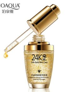 BIOAQUA 24K Gold Essence Collagen Skin Face Moisturizing Hyaluronic Acid Anti-Aging Mask Natural Extract 13 51N karP25L