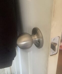 Copper Creek BK2030SS Ball Door Knob, Privacy Function, 1 Pack, Satin Stainless 30 51N pfvyDLL