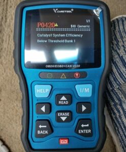 VDIAGTOOL VD30 Enhanced OBD2 Scanner, Car Code Reader, Universal Check Engine Light Code Reader, Auto Diagnostic Tool for All OBDII Vehicles, Turn Off CEL, Read/Clear Codes, Live Data, Voltage Test Blue 40 51N0oU0tJL