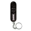 SABRE Personal Alarm With Key Ring, 120dB Alarm, Audible Up To 1,280 Feet (390 Meters), Simple Operation, Reusable, Black Black Personal Alarm