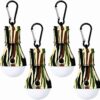 DealBang Portable LED Tent Light 4 Pack 150 Lumens LED Hanging Camping Tent Lantern Bulbs Camping Equipment for Outdoor Fishing, Hiking, Camping, Backpacking, Emergency, Hurricane, Storm,Outage Camflouge 02 70 51N3E4jeiL