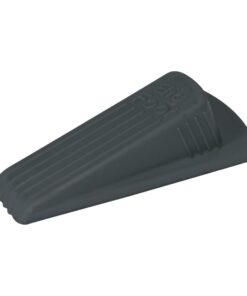 MASTER MANUFACTURING Rubber Door Stop - Big Heavy Duty Bottom Wedge Rubber Door Stopper College Dorm Room Essentials,Grey (2 Packs),1.5 x 5 x 7.5 Grey (2 Packs) 1.5 x 5 x 7.5 12 51N6fufjj8L
