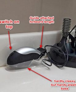 Andis 24870 Trim 'N Go Cordless Beard/Hair Trimmer Kit for Beard, Mustache, Stubble, Ear & Body Grooming – Close Cutting T-blade Zero Gapped - Black/Silver, 14-Piece (24870) 14 Piece Set 21 51NAF4GlKeL