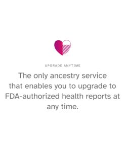 23andMe Ancestry Service - DNA Test Kit with Personalized Genetic Reports Including Ancestry Composition with 2750+ Geographic Regions, Family Tree, DNA Relative Finder and Trait Reports 30 51NBkDnnWfL