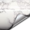 VViViD XPO White Grey Marble Gloss Vinyl Wrap Film 15.9" x 6.5ft Roll (3 sheets) 3 38 51ND8x7OxL