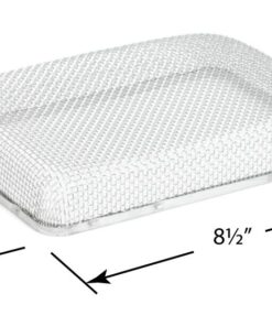 Camco Flying Insect Screen- Protects the Water Heater Vents from Flying Insect Nests, Stainless Steel Mesh, WH 500 -(42145),6" X 8.5" X 1.3" , White 6" X 8.5" X 1.3" WH500 8 51NGXKxL9DL