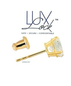 LuxLock TM World's most secure Patented Replacement Earring Back in .925 Silver (Patent # US8365369) 10 51NGcCvgzhL