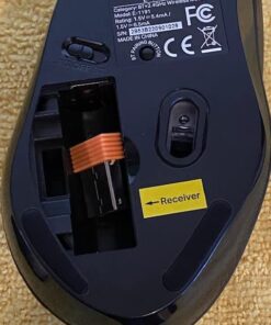 E-YOOSO Bluetooth Wireless Mouse, 3 Modes Bluetooth 5.0 & 3.0 Mouse 2.4GHz Ergonomic Wireless Optical Mouse with USB Nano Receiver, 5 Adjustable DPI Levels, 6 Buttons for Laptop, MacBook, iPad, PC Black(Bluetooth+Wireless) 45 51NKB18jN9L