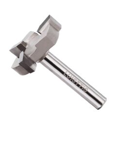 CNC Surfacing Bit Spoilboard Surfacing Router Bits, 1/4" Shank 1 inch Cutting Diameter Slab Flattening Router Bit, T Shape Wood Milling Cutter Planing Bit Wood Planing Bit Planer (1/4" Shank, Silver) #1026 CNC Surfacing Bits 13 51NKrhfu3pL