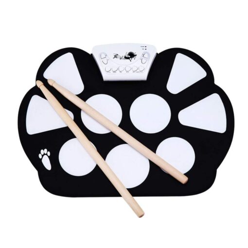 Eoncore Portable Electronic Roll up Drum Pad Kit Silicon Foldable with Stick