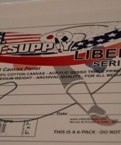 US Art Supply Multi-Pack 6-Ea of 5 x 7, 8 x 10, 9 x 12, 11 x 14 inch. Professional Quality Medium Artist Canvas Panel Assortment Pack (24 Total Panels) 48 51NUxZA bL