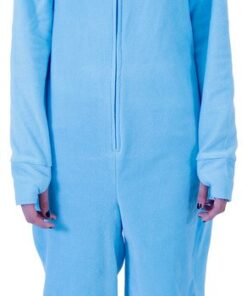 Alternative view of RICK AND MORTY Mr. Meeseeks Onesie with Butt Flap Pajama XX-Large Blue