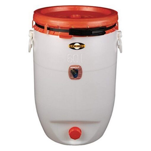 Speidel Plastic Fermenter-60L (15.9 gal), 60L, White