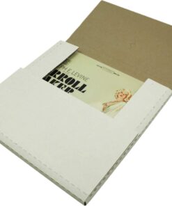 (100) White Vinyl Record LP Shipping Mailer Boxes - Holds 1 to 3 12" Records - Adjustable Height - STRONG 200# Test Cardboard #12BC01VDWH 11 51NbzUJxdUL