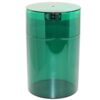 Coffeevac 1LB – Patented Airtight Container | Multi-use Vacuum Container Works as Smell Proof Containers for Ground Coffee and Coffee Bean Containers. Green Tint.